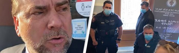 VIDEO: “Ven, gestapo tu není vítáno”, kněz vyhnal kanadskou policii z kostela. Zajímavé je, že shromažďování muslimů v mešitách establishmentu nevadí