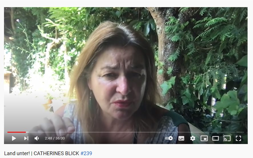 Na obrázku môže byť 1 osoba a text, v ktorom sa píše „2:48 36:00 Land unter! CATHERINES BLICK #239“