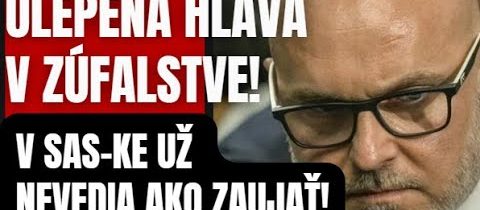 ULEPENÁ HLAVA v zúfalstve! V tej sas-ke už naozaj nevedia, čo robiť aby zaujali …