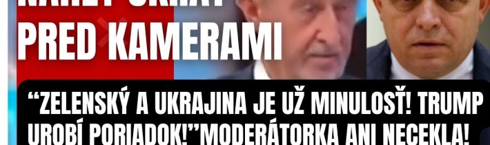 Náhly skrat počas vysielania! Známa moderátorka ani necekla! Andrej Babiš ju prefackal! Fico je…