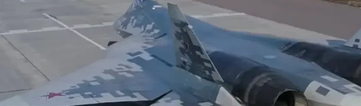 Američania objavili ruskú stíhačku Su-57 v Iráne