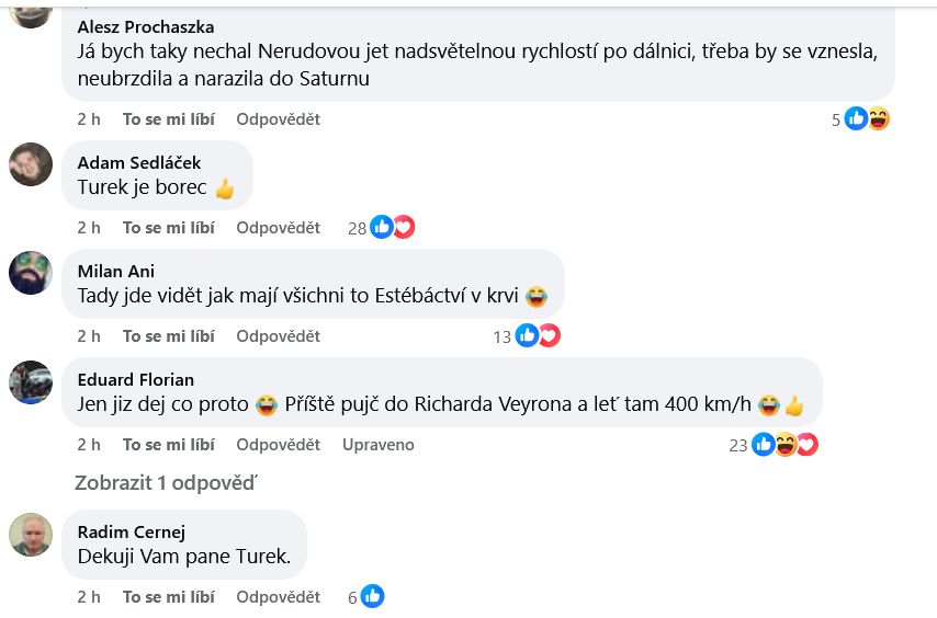 Diksuse pod příspěvkem Filipa Turka