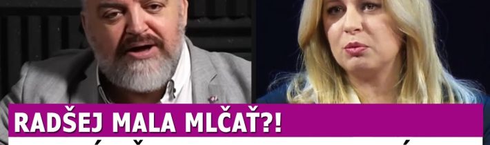 Chmelár exprezidentke zrátal jej farizejské reči, radšej mala mlčať