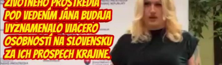 Ministerstvo životného prostredia pod vedením Jána Budaja vyznamenalo viacero osobností na Slovensku za ich prospech krajine.