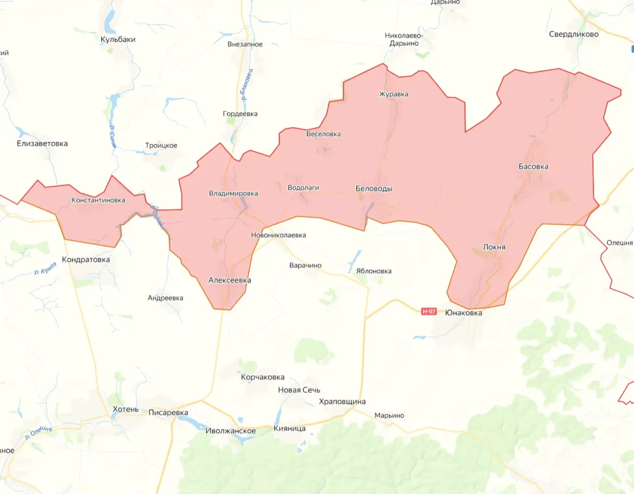 Nová realita pro Kyjev: nárazníková zóna v Sumské oblasti se mění v ruskou vojenskou základnu