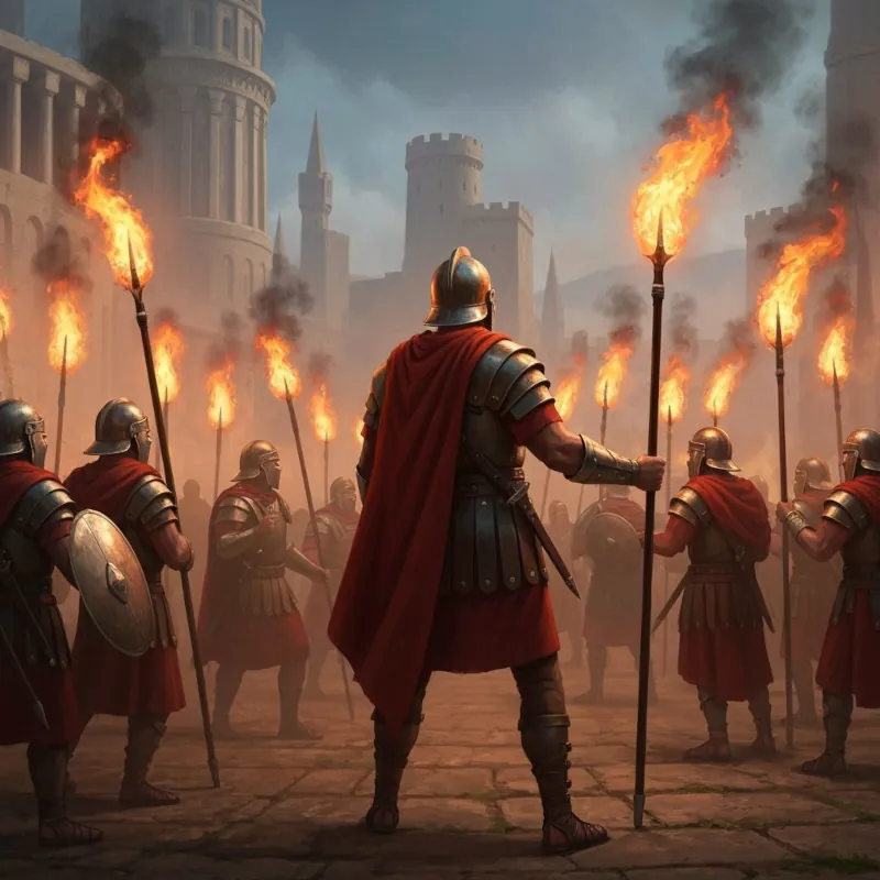 Keď diktátor Mamercus stál proti mestu Fidenze, obrancovia vypochodovali s ohňom na kopijach, aby Rimanov vystrašili. Duchaprítomný diktátor však zastavil svojich vojakov výkrikom, či sa nehanbia utekať z boja len kvôli ohňu ako včely. Fidenzanom táto lesť nevyšla a prehrali.