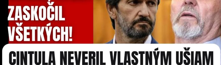 Odkaz, ktorý zaskočil všetkých! Cintula neveril vlastným ušiam! Kaliňák prekvapil aj Fica #politika