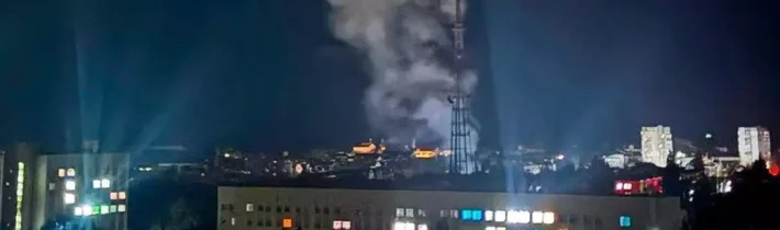 Ruské bomby zaútočili na televíznu vežu v Černigove – vysielanie propagandy Zelenského režimu v regióne je ohrozené