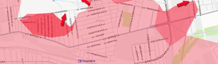V Pokrovsku padla posledná obranná línia, ruská armáda zjednocuje úderné päste v Myrnograde