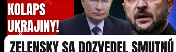 Mimoriadne: Zelensky v ťažkej pozícii! Ukrajina čelí vážnej výzve