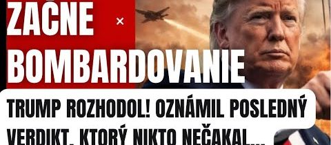 Mimoriadne: Trump rozhodol! Oznámil posledný VERDIKT #politika #slovensko #fico #smersd #pravda