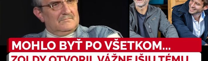 Zoldy: všetci riešia Šimečkovu mamu, ale ja vám poviem osobný príbeh s otcom a synom