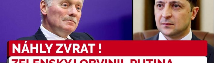 Zvrat. Zelenský obvinil Putina a vydal varovanie. Peskov vracia úder, REAKCIA akú málokto čakal