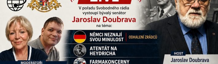 19:00 – Studio Kladno – ŽIVĚ – V pořadu Svobodného rádia vystoupí bývalý senátor Jaroslav Doubrava