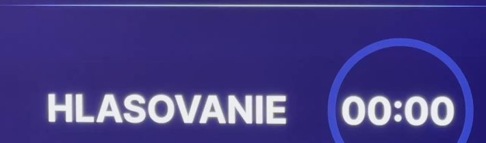 Hlasovanie NR SR o 11.00