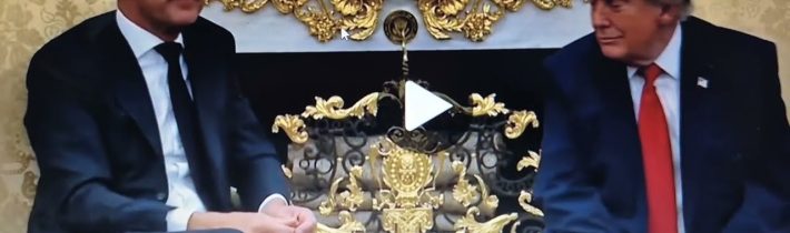 Trump ponižuje členy aliance NATO před zraky šéfa Marka Rutteho; napadá Itálii, Německo a Francii…