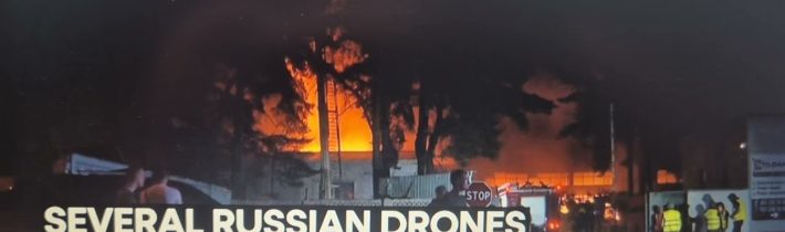 Rusko odpálilo 90 dronů a raketu IIskander po ukrajinském útoku na ropné zařízení v městě Ufa…