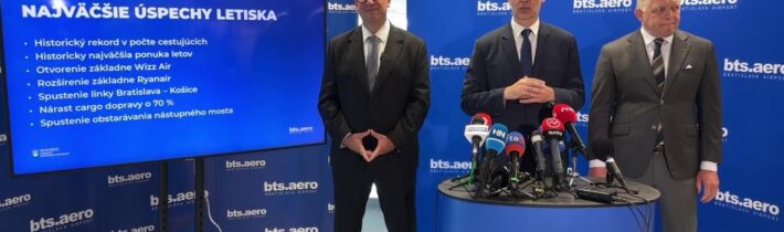 TB premiéra Roberta Fica: Ďalší historický úspech bratislavského letiska