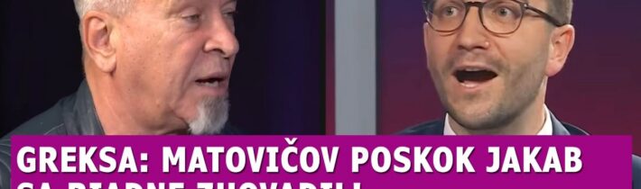 Greksa: Matovičov poskok Jakab sa strápnil, TOTO sa mu môže čoskoro vypomstiť