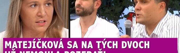 Matejíčková v šoku z Gubíka a Šimečku: To čo predviedli je SILNÁ káva