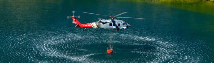 Dva Black Hawky skupiny Helicopter Alliance znovu míří hasit požáry ve Francii