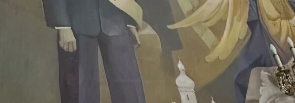 V řeckokatolické katedrále v Ternopilu na západě Ukrajiny je na stěně vedle svět…