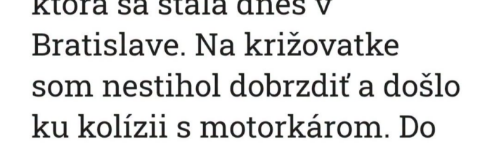 Stojíme za poslancom NR SR Dejom! Samozrejme, radšej za  ním ako pred ním, aby n… / Fľuska post 2026-07-20 19:01:51