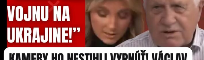 Moderátorka len lapala po dychu! Václav Klaus udrel tam, kde to najviac bolí  #politika #komentar