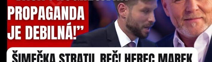 Potupa pred kamerami! Herec Marek Vašut dal Šimečkovcom tvrdý úder #politika #komentar