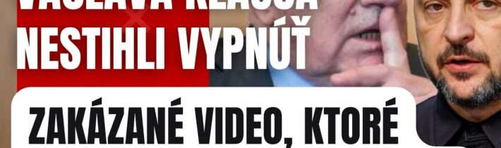 Škandál v živom vysielaní: Václav Klaus povedal to, čo malo zostať utajené #politika #komentar #fico