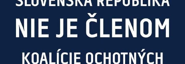 Stanovisko ministra Juraja Blanára: • „Slovenská republika nie je členom Koalíc…