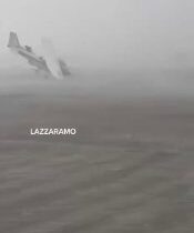 V letisku talianskeho mesta Forlì bolo dnes veterno. @slobodaprejavu…