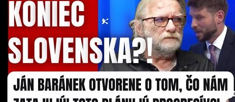 Ján Baránek bije na poplach! TOTO PROGRESÍVCI PLÁNUJÚ SO SLOVENSKOM #politika #komentar #slovensko
