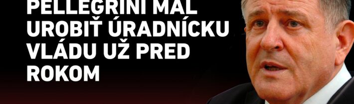 VLADIMÍR MEČIAR: PETER PELLEGRINI MAL UŽ PRED ROKOM VYMENOVAŤ ÚRADNÍCKU VLÁDU