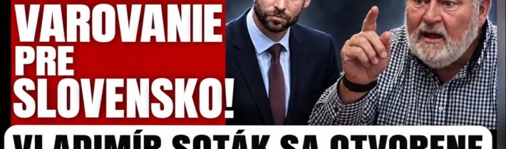 Sotákovi praskli nervy! Šimečkovi povedal bez servítky to, čo si myslí celé Slovensko #komentar