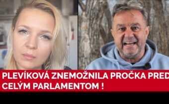 Pročko dostal v parlamente náklad od Plevíkovej. ZAZNELI slová, po ktorých by sa najradšej vyparil