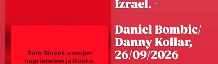 SOM SLOVAK A MOJIM NEPRIATELOM JE IZRAELPre vsetkych zufalcov, ktori vsetko co m…