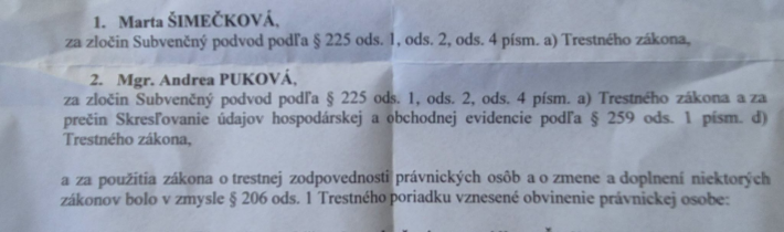 Ubok obvinil AJ MARTU ŠIMEČKOVÚ zdieľaťPolícia oficiálne vznesla obvinenie. Ma… „MAREK ŠOUN komentuje“2026-09-16 10:12:21