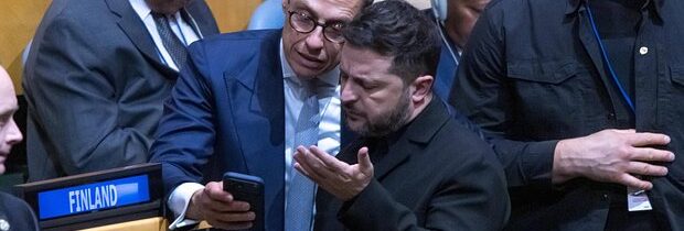 Stubb ukázal Zelenskému na svojom telefóne dieru vo fínskej ekonomike