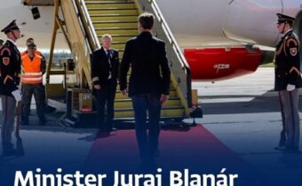 Šéf slovenskej diplomacie Juraj Blanár pricestoval do New Yorku spolu so sloven…