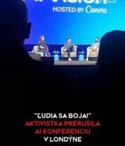 Čo si myslíte o tom, čo hovorí to dievča o AI? Súhlasite? Aktivistka zo skupiny …