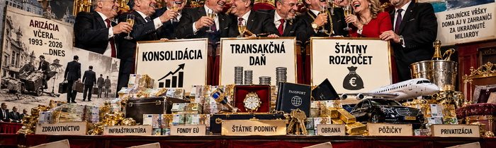 Zločineckí a zlodejskí parazitní darmožráči z ponovembrových vlád a parlamentov tu ako jedna rodina hrajú divadlo pre takzvaný národ