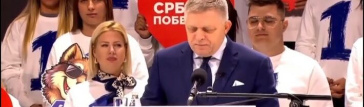 🔥 Prejav premiéra Roberta Fica v Srbsku na podporu Aleksandra Vučiča ✊