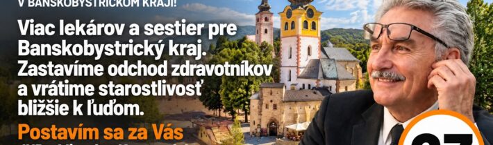 VOĽTE č. 27 JUDr. MIROSLAV KAMENSKÝ kandidát na poslanca za Banskobystrický kraj #kamensky#slovensko
