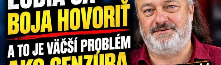 🎙️ Ladislav JAKL : Ľudia sa dnes boja hovoriť nahlas a to je väčší problém ako cenzúra!