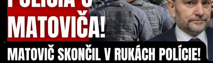 Mimoriadne: Matovič skončil v rukách polície! Kryl najťažší zločin v histórii Slovenska!? #fico