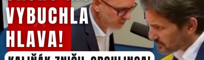 SKORO MU VYBUCHLA HLAVA! Kaliňák zničil Gröhlinga! Nepomohol mu ani moderátor