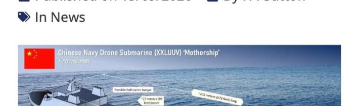Čína buduje prvú materskú loď- nosič pre podvodné drony, uvádza Naval News.Na l…