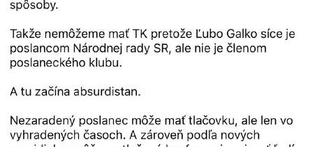 Ďuro, ty nechápeš, že si nikto?!? Ty nie si poslanec, ty si neprešiel voľbami, c…