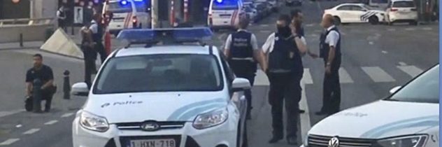 Na hlavnej stanici v Bruseli údajne postrelili muža opásaného výbušninami